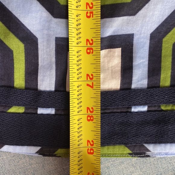 Tory Burch long sleeve notch neck printed tunic top, size XS. - Picture 9 of 9